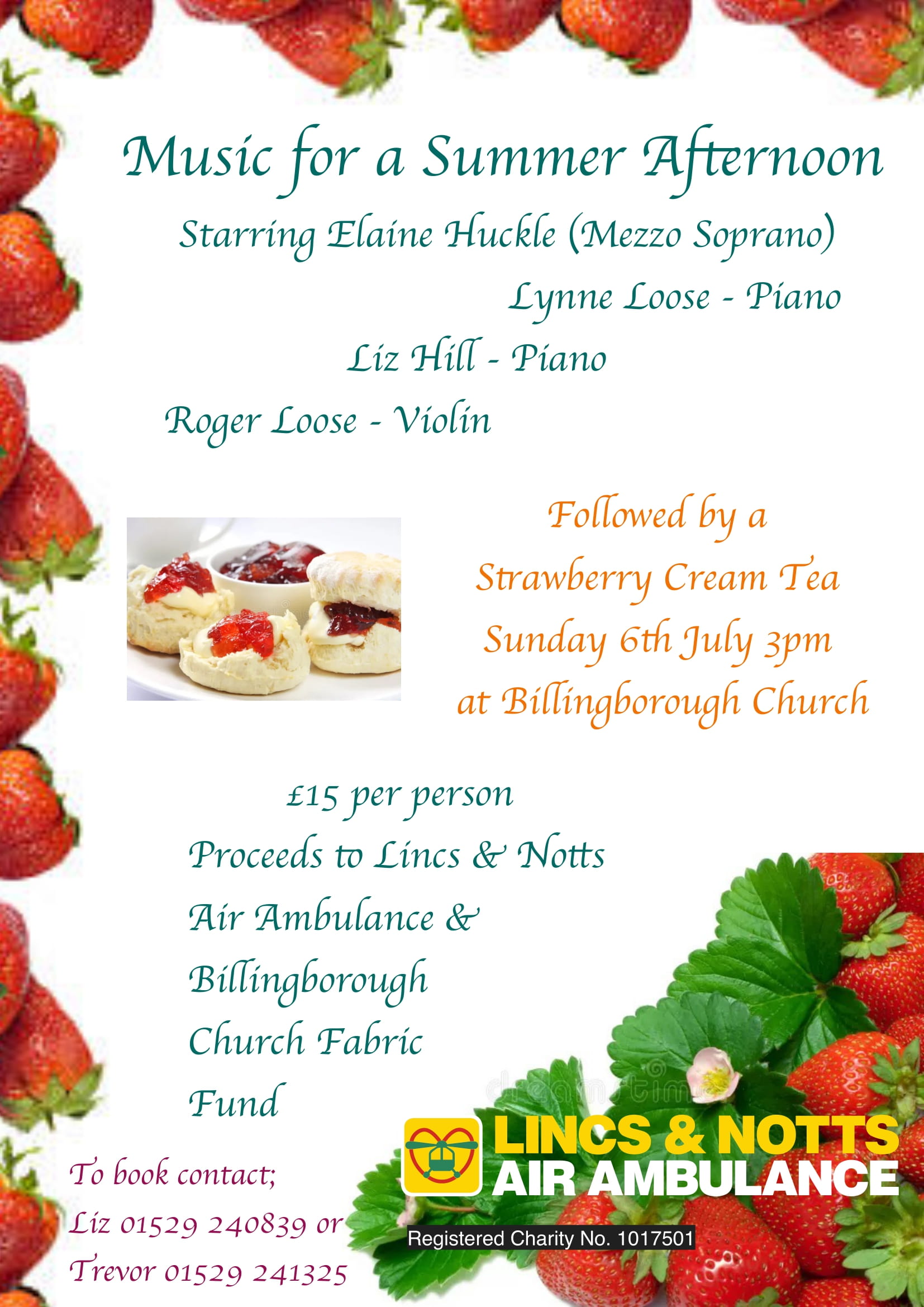 Strawberry Tea and Music Event